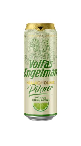 Volfas Engelman Nealkoholinis Pilsner su žaliųjų citrinų sultimis